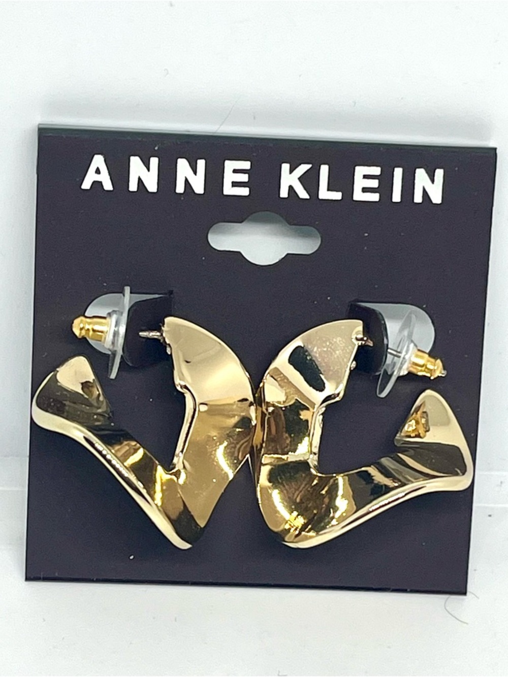 Anne Klein Abstract Sculptural Earrings NWT